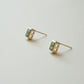 TEMPLE EARRINGS ~ EMERALD