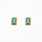 TEMPLE EARRINGS ~ EMERALD
