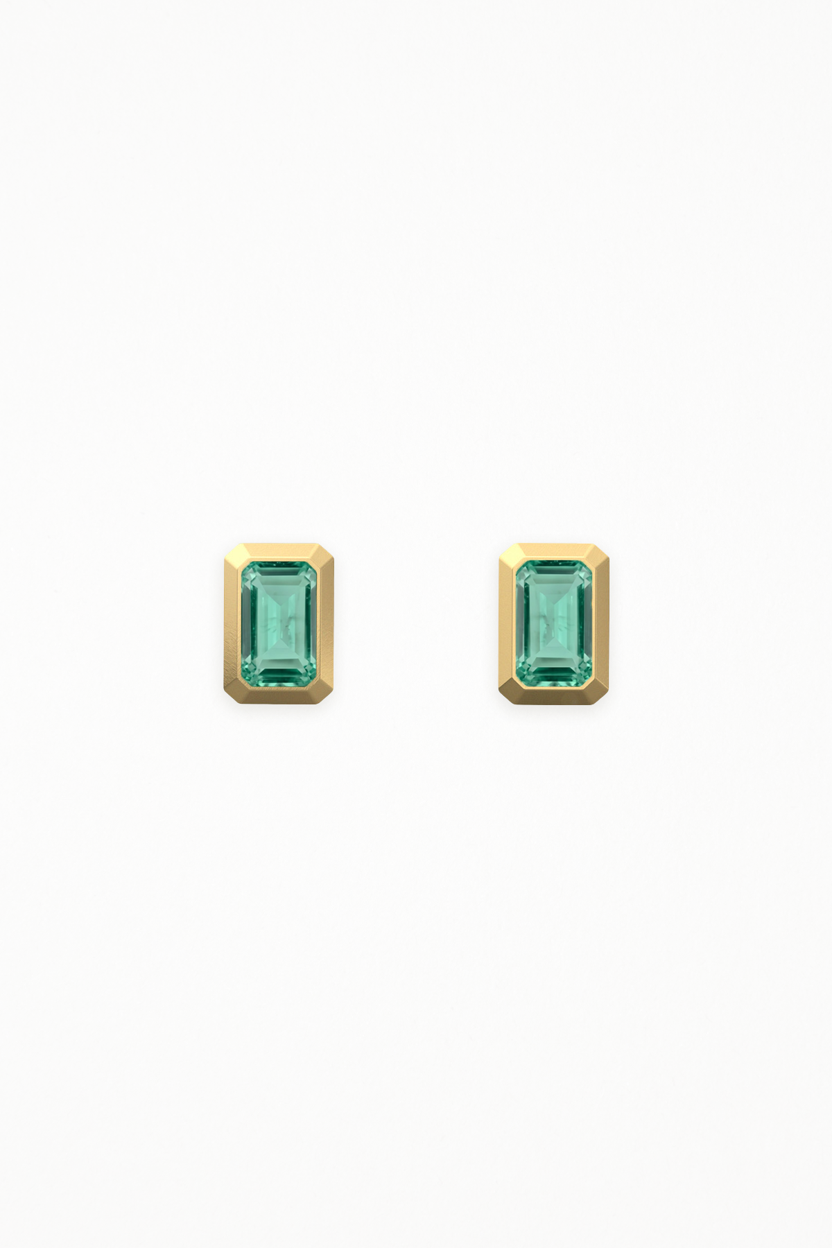 TEMPLE EARRINGS ~ EMERALD
