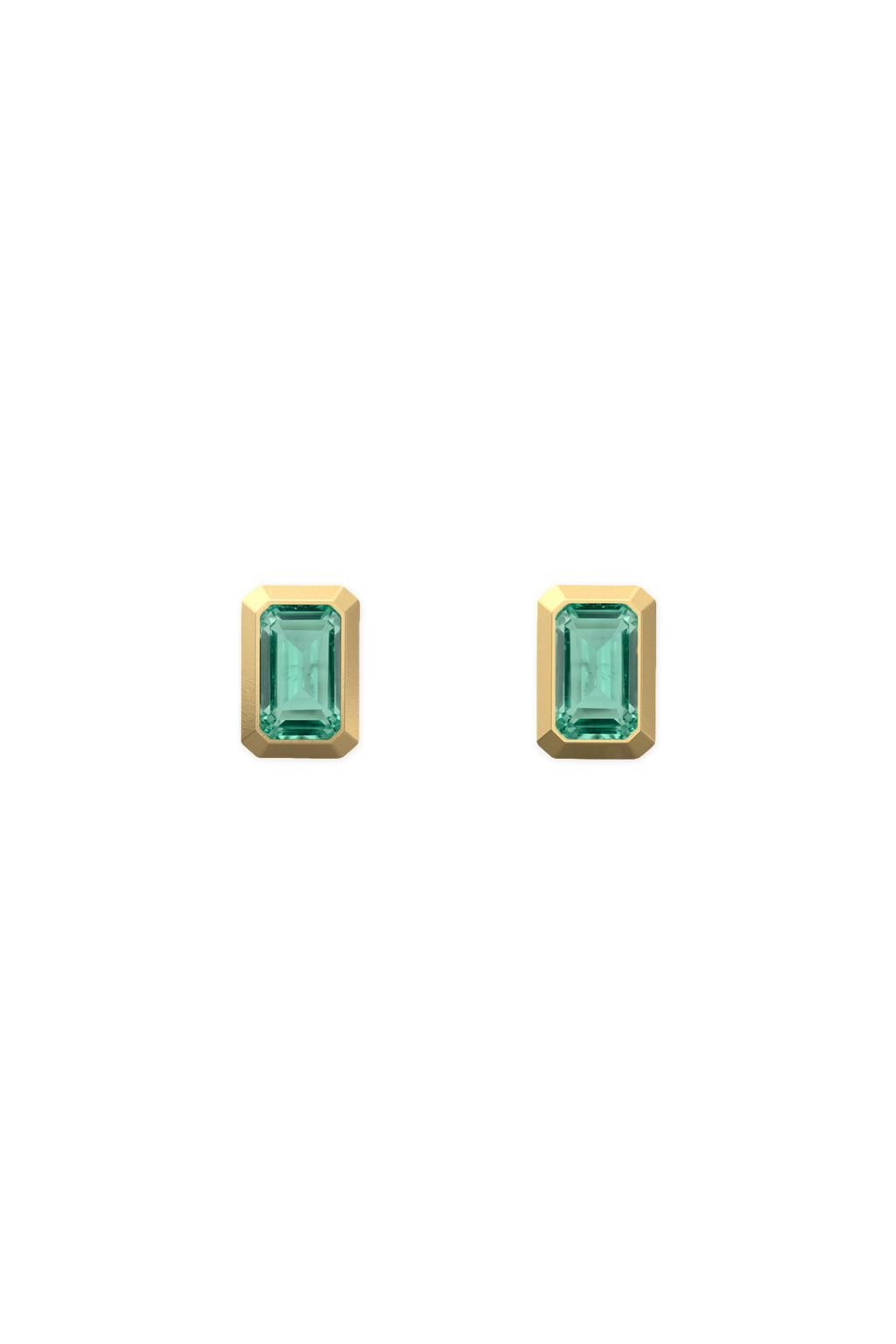 TEMPLE EARRINGS ~ EMERALD