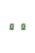 TEMPLE EARRINGS ~ EMERALD