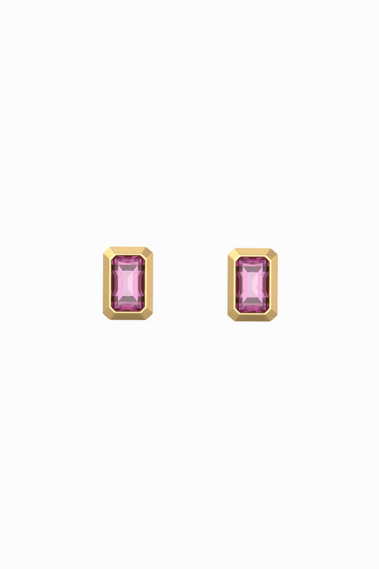 TEMPLE EARRINGS - RUBY