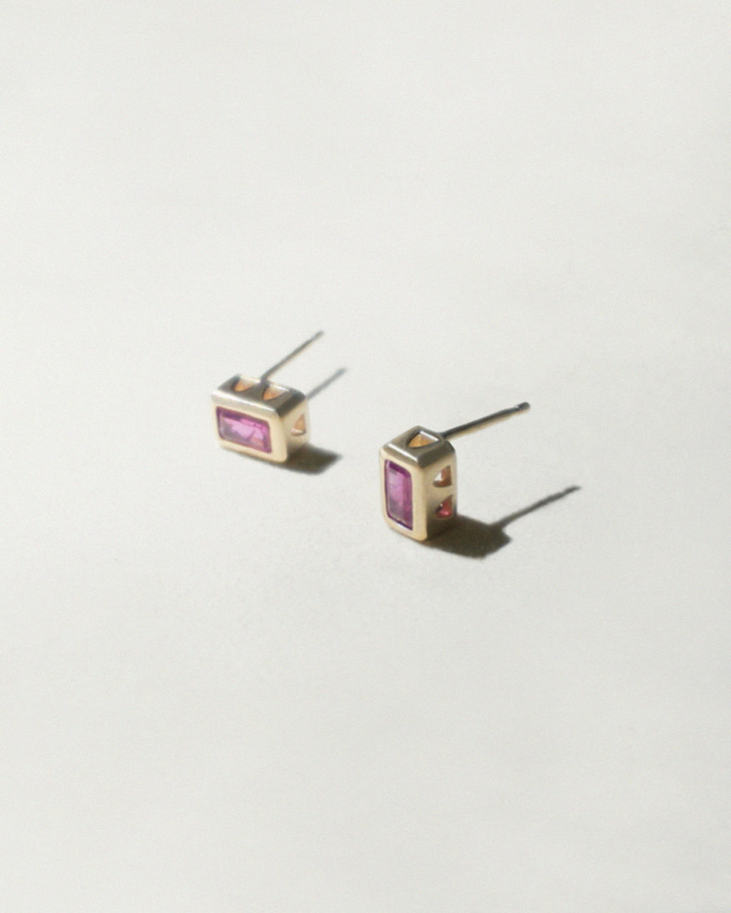 TEMPLE EARRINGS - RUBY