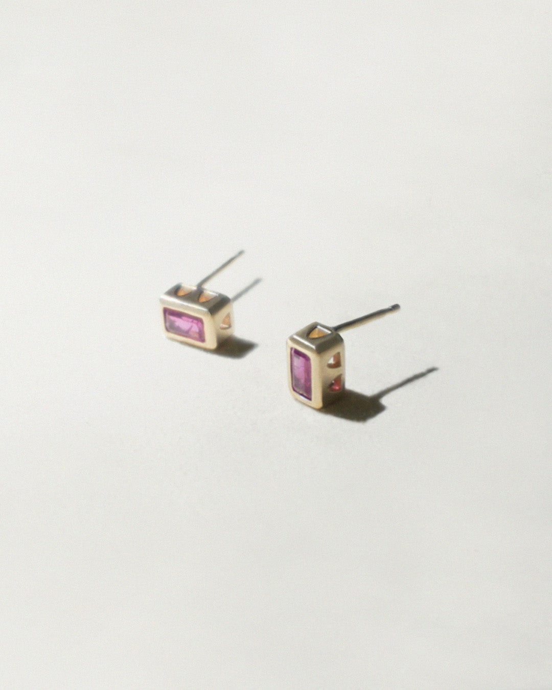 TEMPLE EARRINGS - RUBY